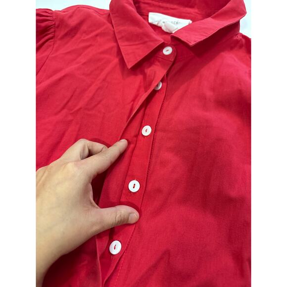 Pomander Place by Tuckernuck Women’s M Mabel Tiered Maxi Dress Hibiscus Red - Picture 5 of 16